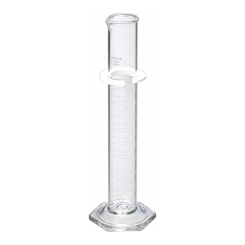 Merck Pyrex single metric scale graduated cylinder, calibrated to deliver
