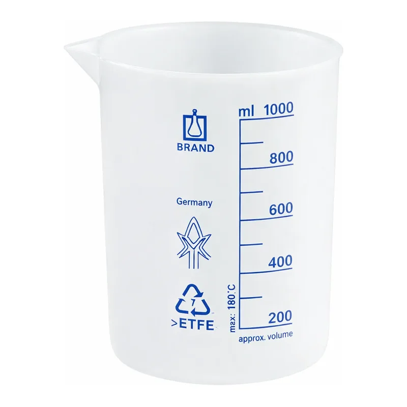 Merck BRAND ETFE beaker with spout, low form