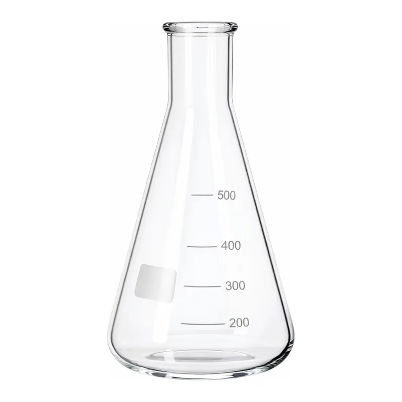Merck BRAND Erlenmeyer flask with beaded rim and graduation, narrow mouth