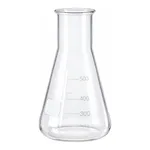 Merck BRAND Erlenmeyer flask with beaded rim and graduation, wide mouth