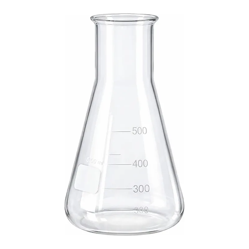 Merck BRAND Erlenmeyer flask with beaded rim and graduation, wide mouth