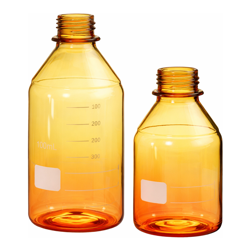 Merck Duran graduated laboratory bottles, without caps