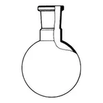Merck Lenz round bottom flasks