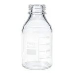 Merck Pyrex Media-Lab Bottles, with-out cap and pouring ring, with printed trace code