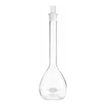 Merck Pyrex volumetric flask, class A with Pyrex ST stopper