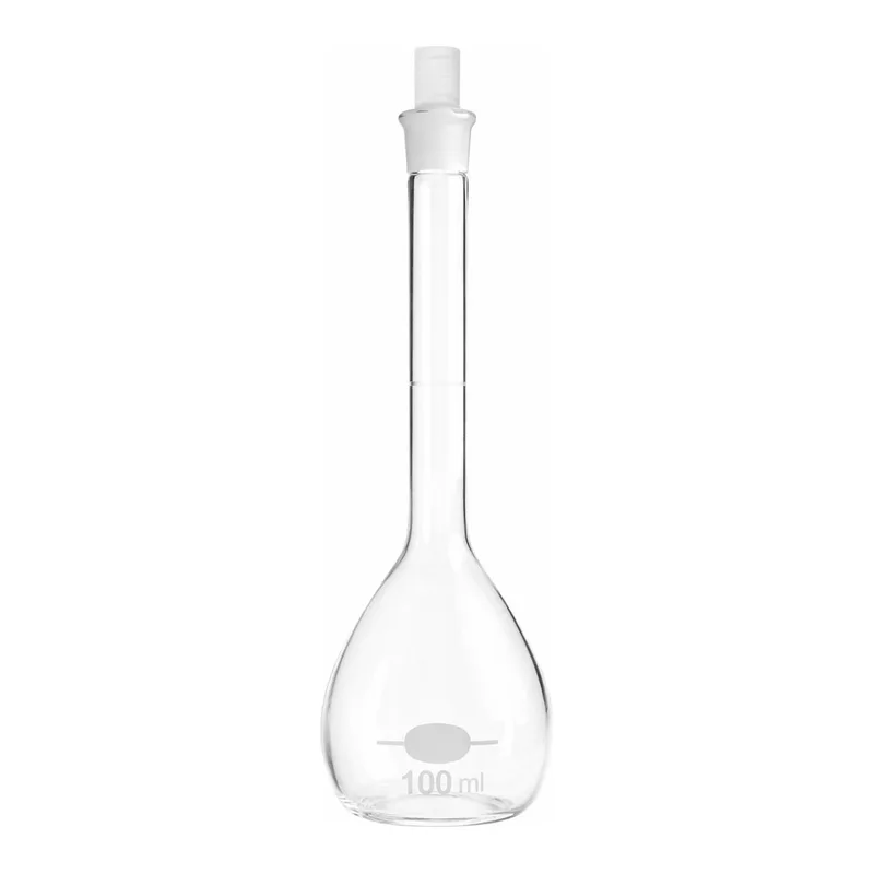 Merck Pyrex volumetric flask, class A with Pyrex ST stopper