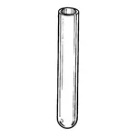 Merck Pyrex disposable culture tubes, rimless