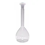 Merck Pyrex Volumetric flask, heavy duty, class A, works certified, USP/ISO/DIN tolerances