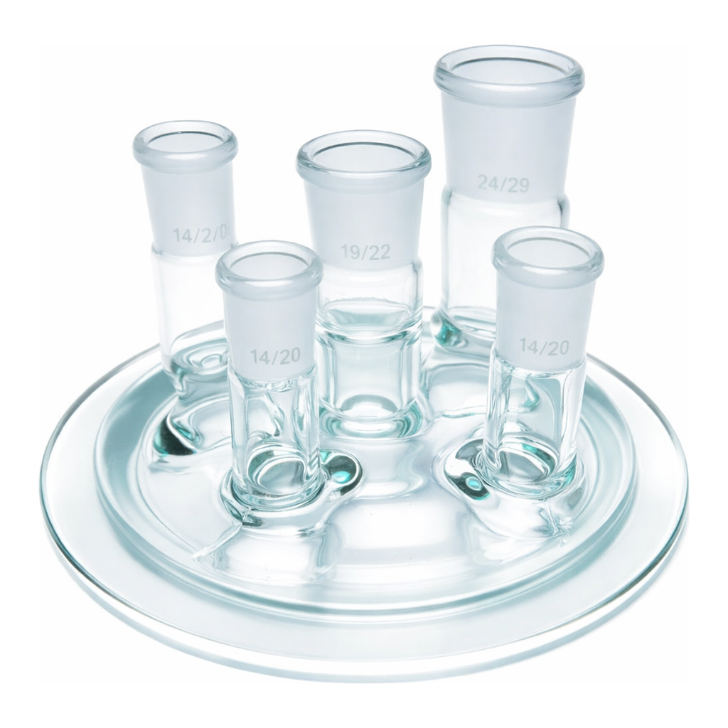 Merck Quickfit flat flange lids for reaction flasks