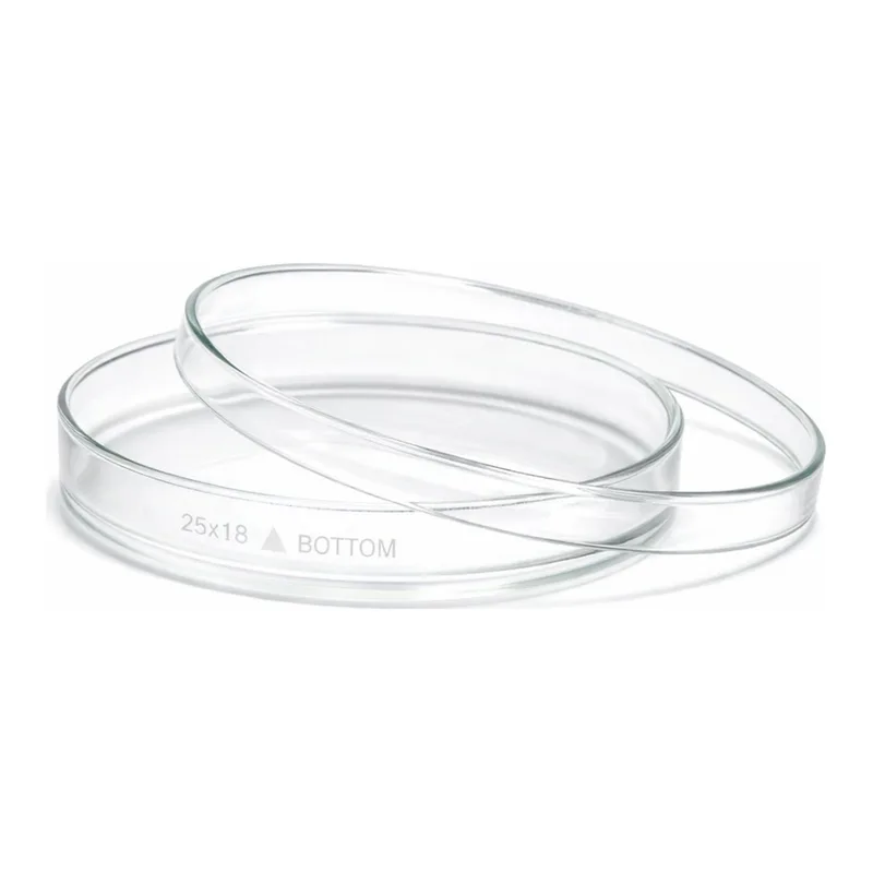 Merck Pyrex petri dishes