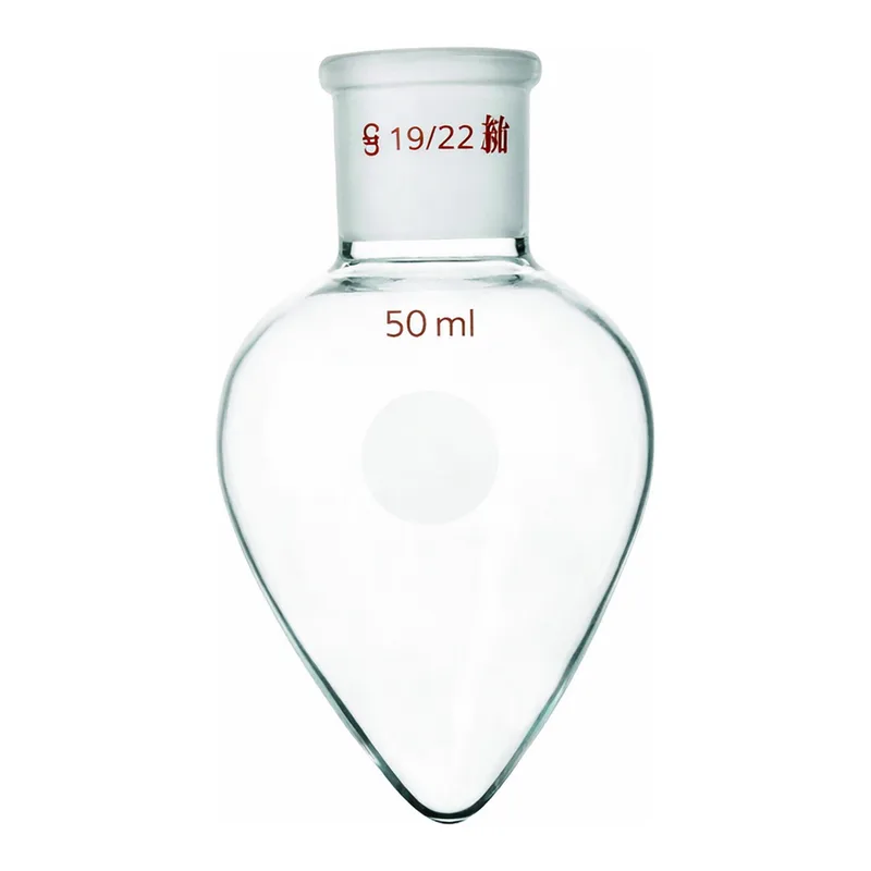 Merck Synthware pear shaped flask