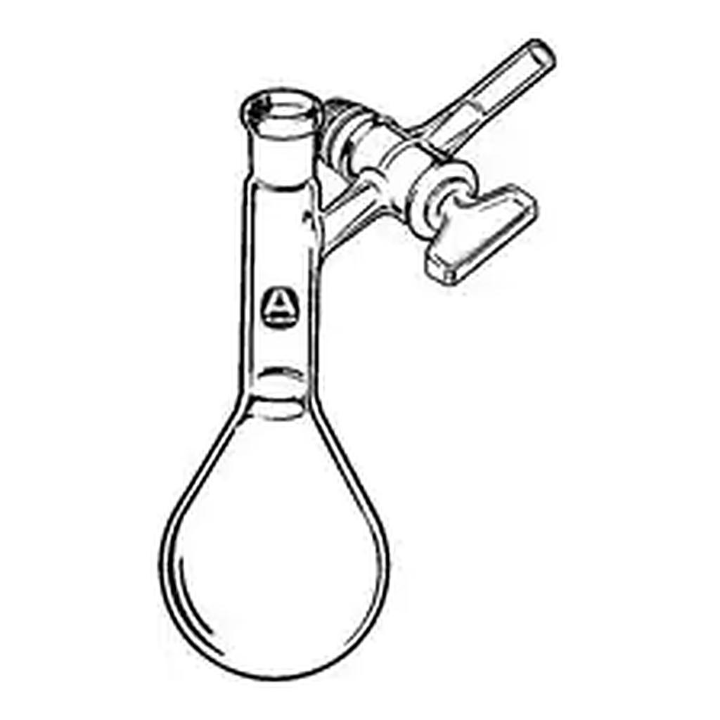 Merck Schlenk Kjeldahl reaction and storage flask