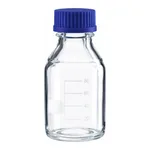 Merck BRAND laboratory bottle, graduated with screw cap