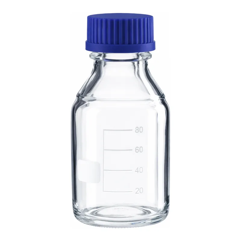 Merck BRAND laboratory bottle, graduated with screw cap