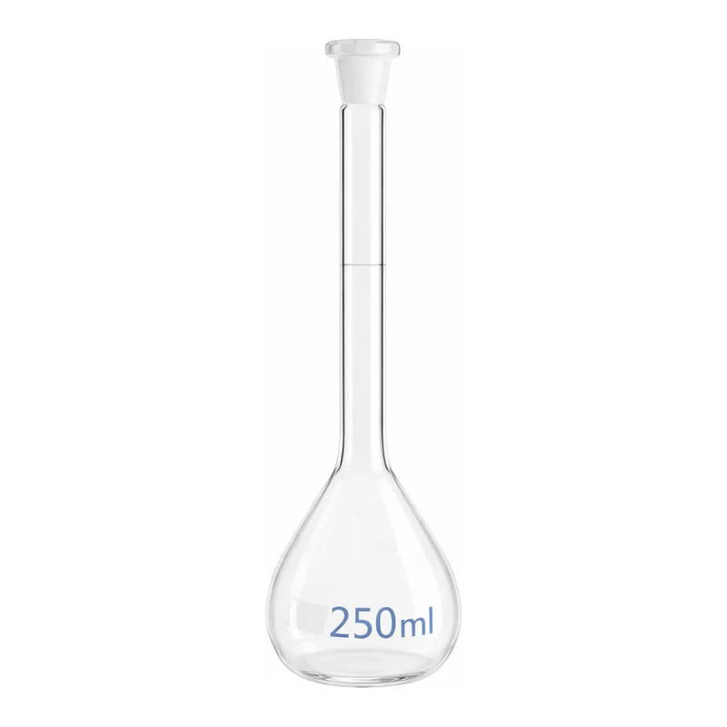 Merck BRAND BLAUBRAND volumetric flask, PP stopper, clear glass