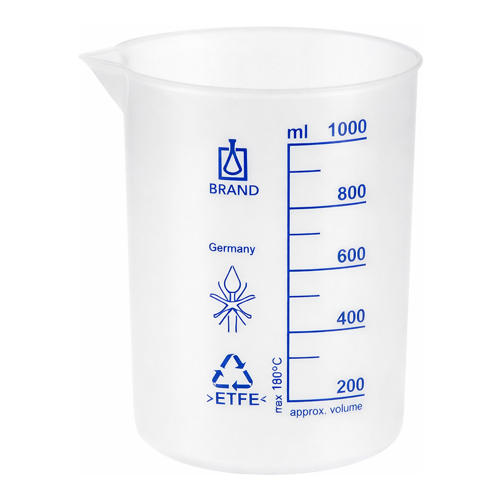 Merck BRAND ETFE beaker with spout, low form