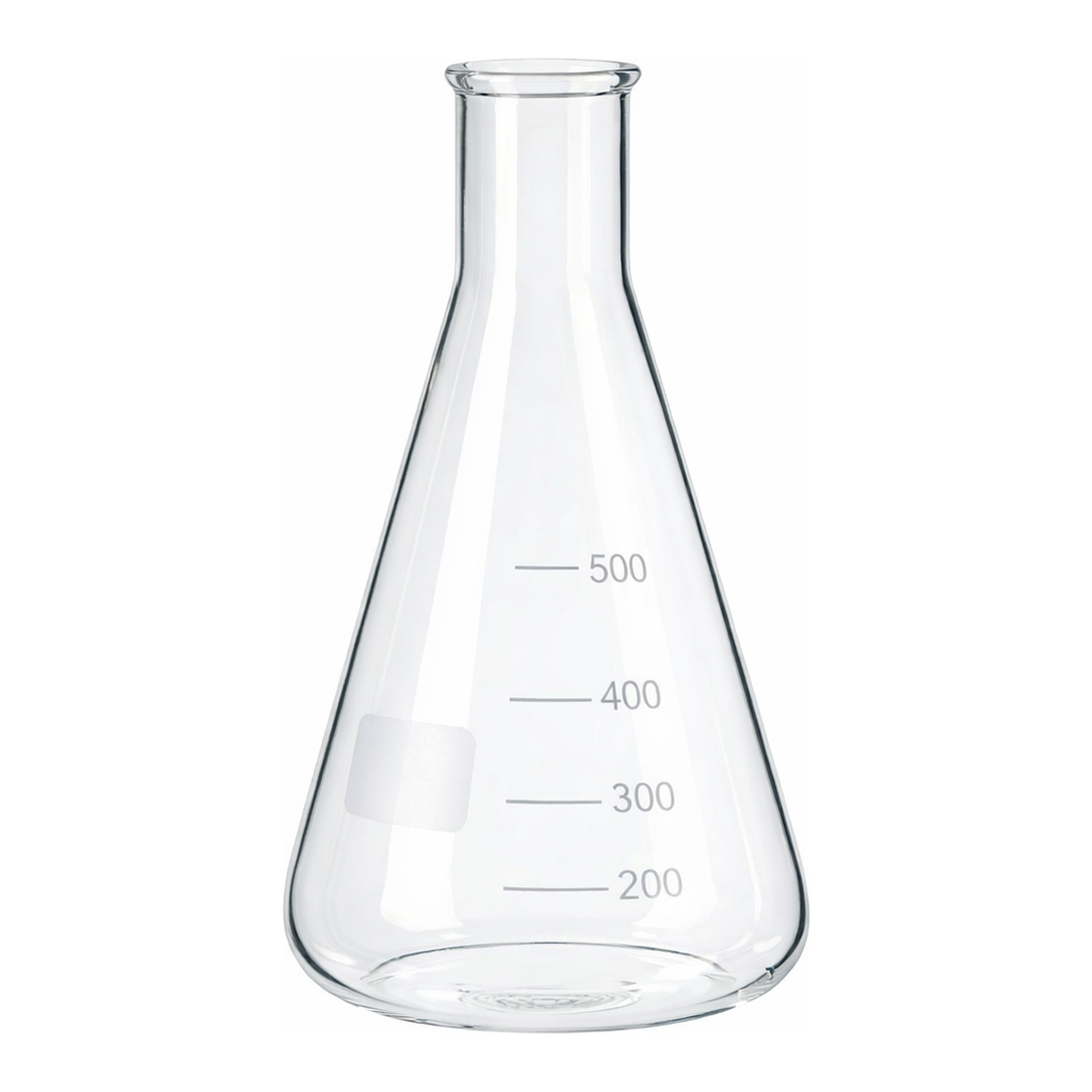 Merck BRAND Erlenmeyer flask with beaded rim and graduation, narrow mouth