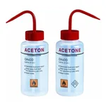 Merck BRAND wash bottle, wide-mouth, labelled, LDPE
