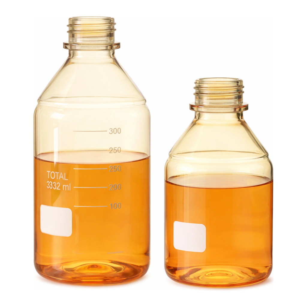 Merck Duran graduated laboratory bottles, without caps