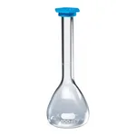 Merck Pyrex class A volumetric flask with snap cap