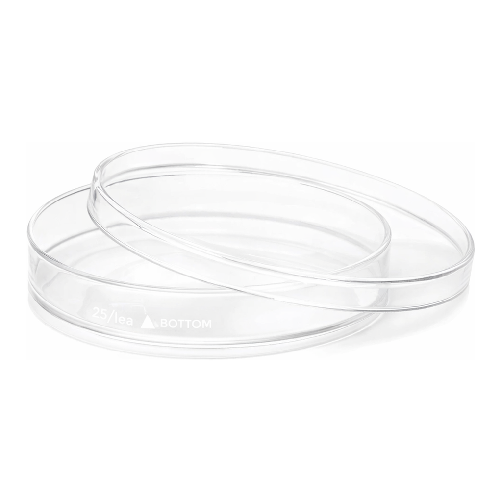 Merck Pyrex petri dishes