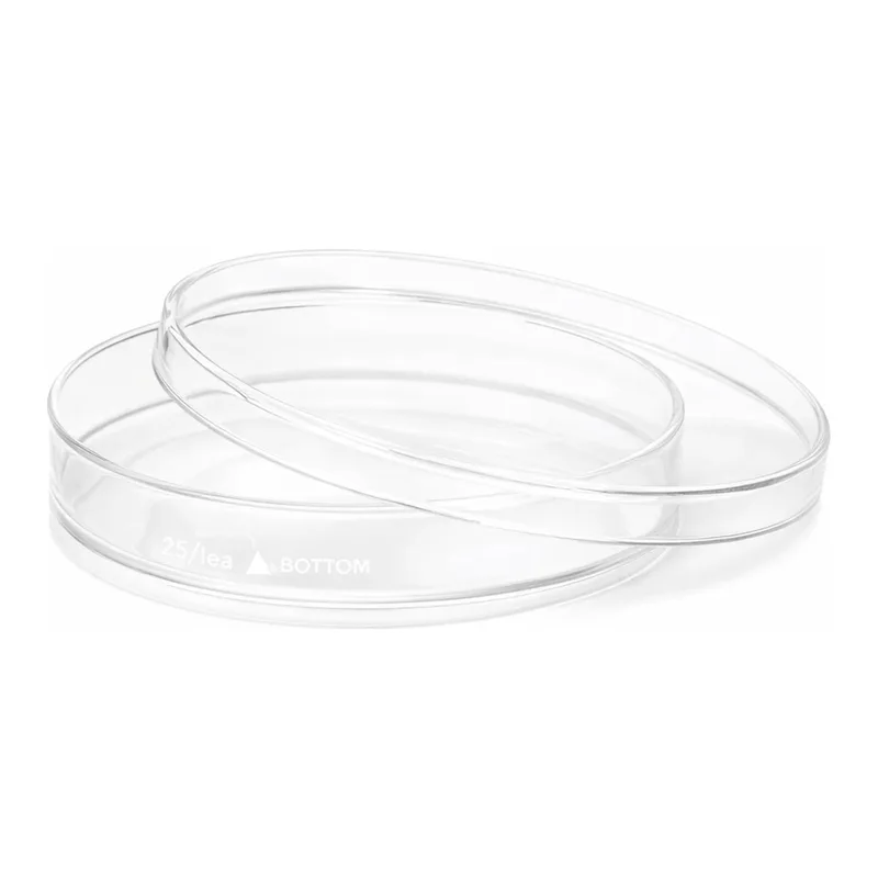 Merck Pyrex petri dishes