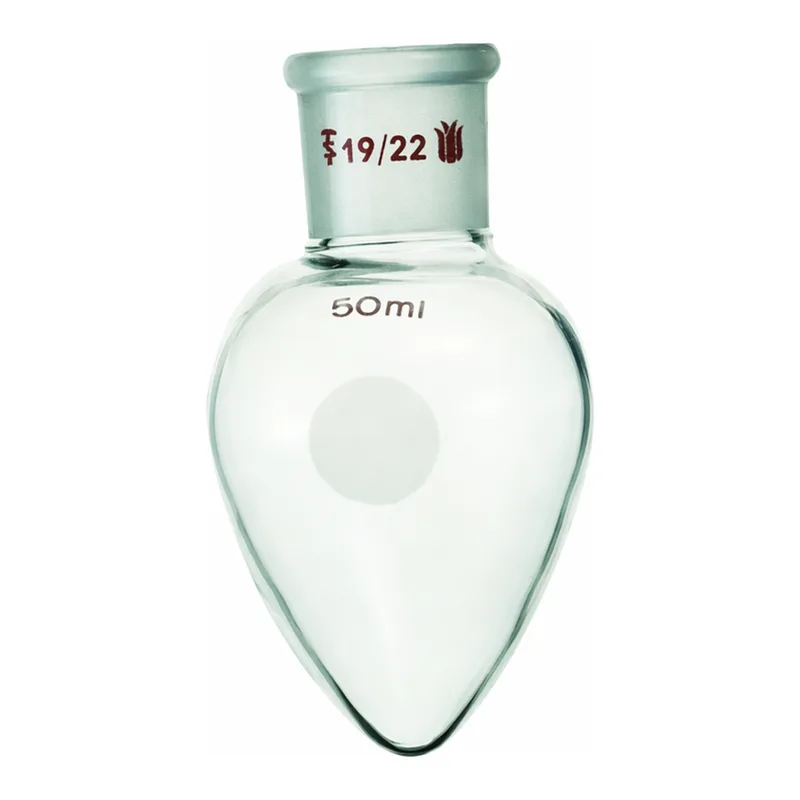 Merck Synthware pear shaped flask