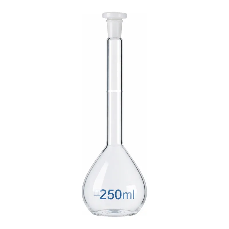 Merck BRAND BLAUBRAND volumetric flask, PP stopper, clear glass