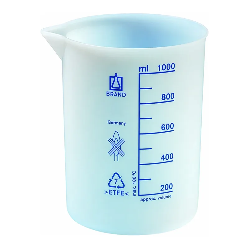 Merck BRAND ETFE beaker with spout, low form