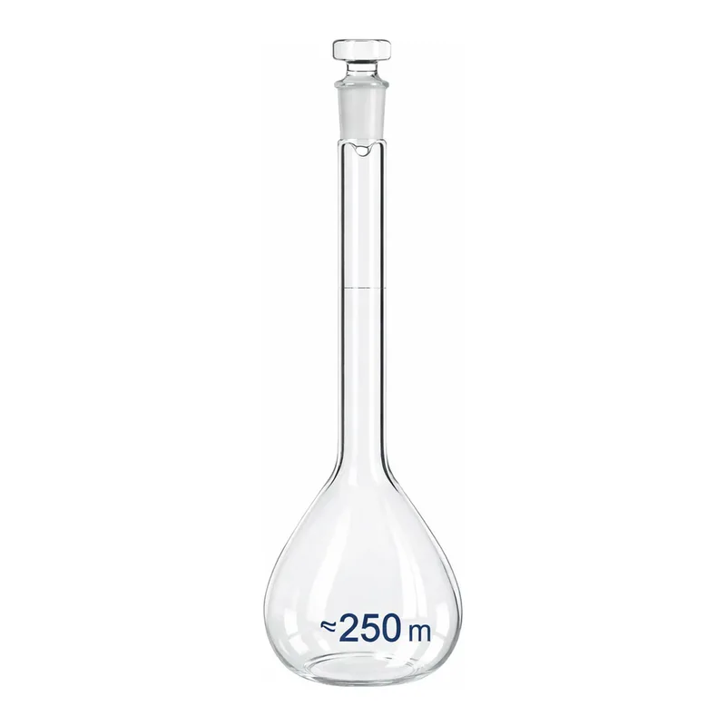 Merck BRAND BLAUBRAND volumetric flask, glass stopper, clear glass