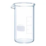 Merck BRAND glass beaker with spout, tall form