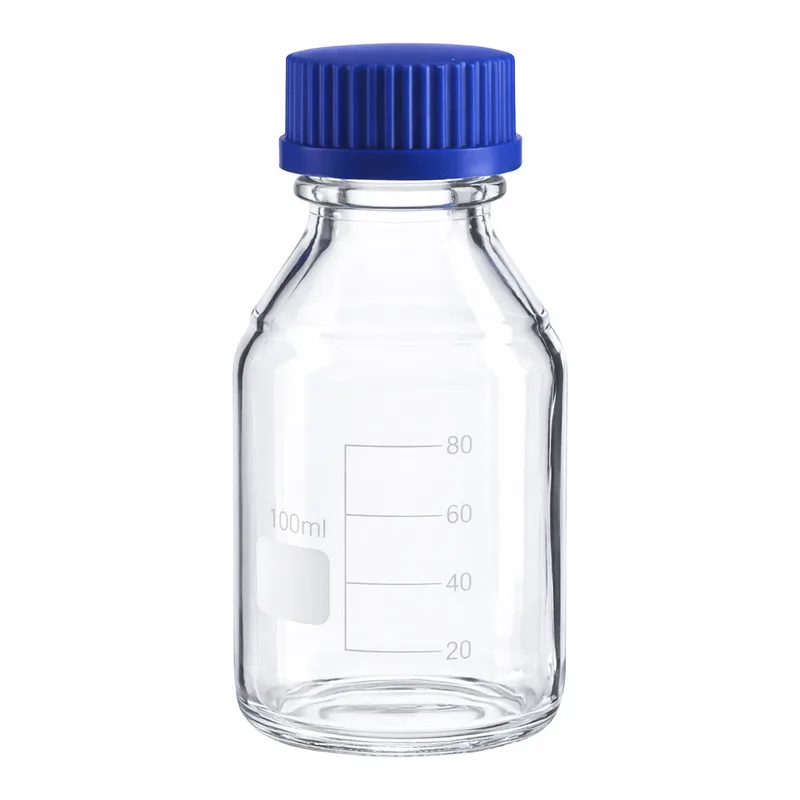 Merck BRAND laboratory bottle, graduated with screw cap