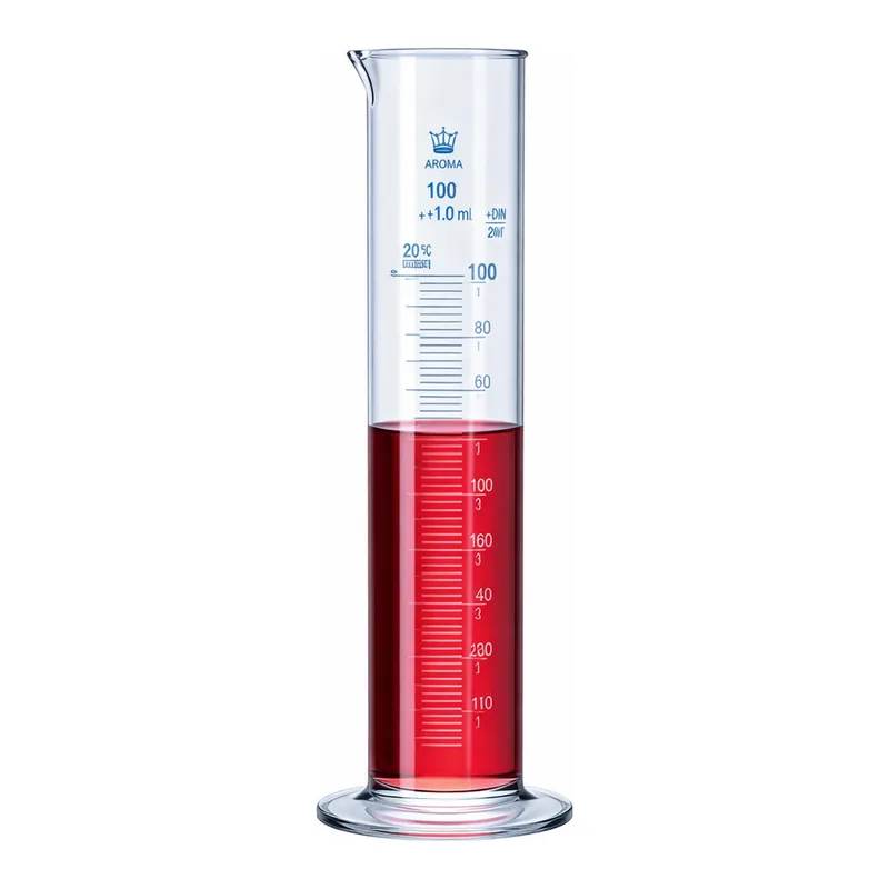 Merck BRAND graduated cylinder low form embossed scale
