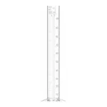 Merck BRAND SILBERBRAND Class B glass measuring cylinders, tall form