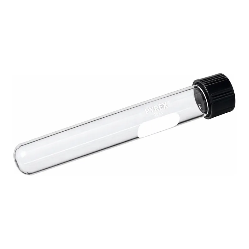 Merck Pyrex culture tubes with screw-cap