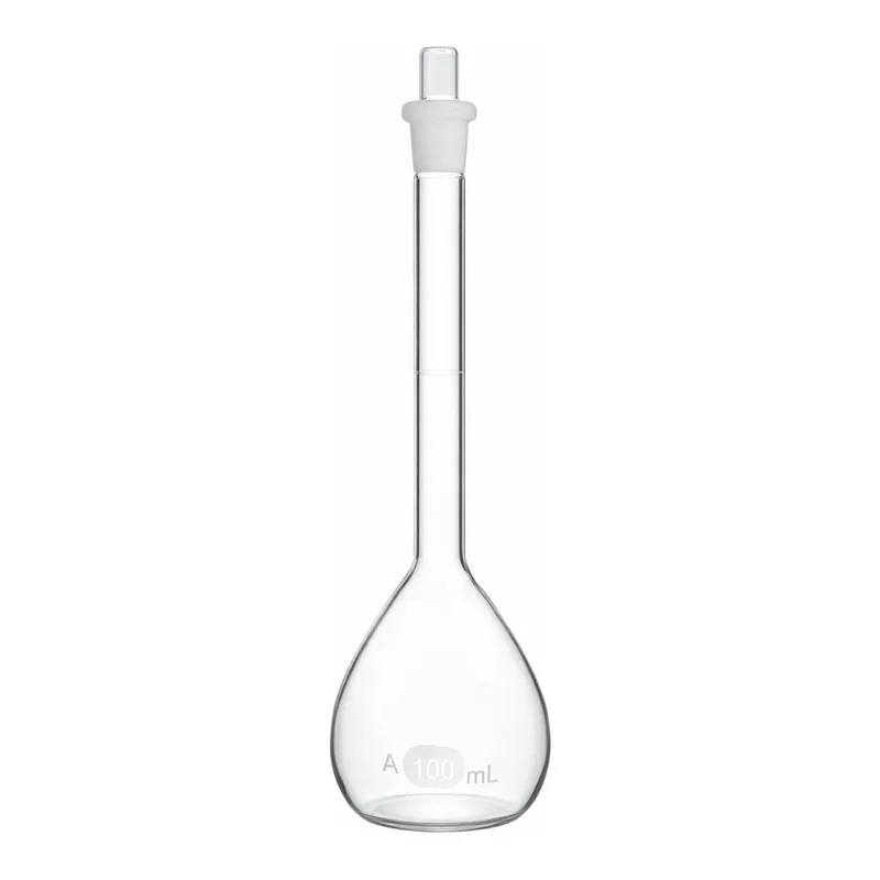 Merck Pyrex volumetric flask, class A with Pyrex ST stopper