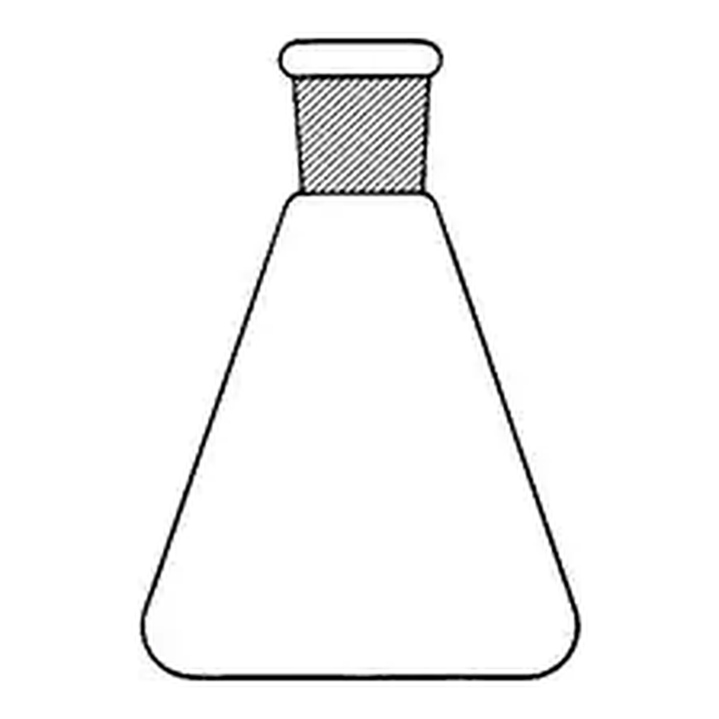Merck Quickfit conical flasks