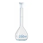 Merck BRAND BLAUBRAND volumetric flask, PP stopper, clear glass