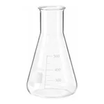 Merck BRAND Erlenmeyer flask with beaded rim and graduation, wide mouth