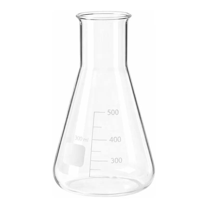 Merck BRAND Erlenmeyer flask with beaded rim and graduation, wide mouth