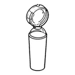 Merck Aldrich hollow pennyhead stopper