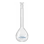 Merck BRAND BLAUBRAND volumetric flask, glass stopper, clear glass