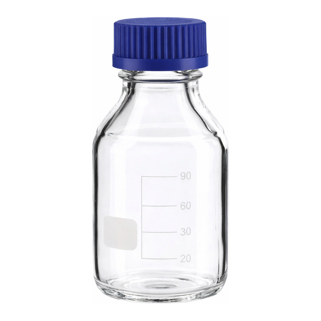 Merck BRAND laboratory bottle, graduated with screw cap
