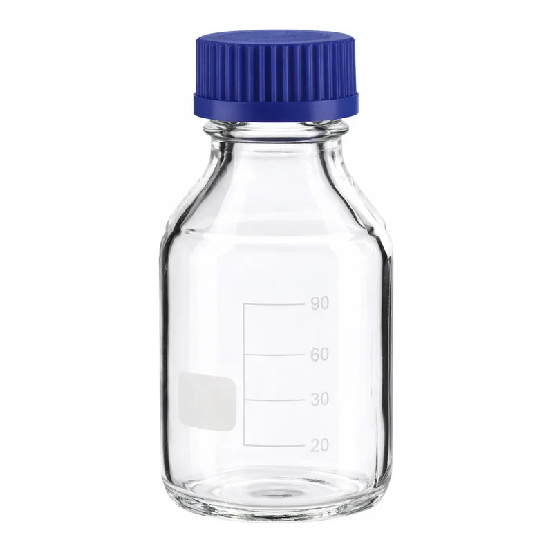 Merck BRAND laboratory bottle, graduated with screw cap