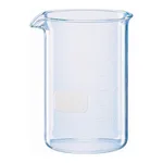 Merck BRAND glass beaker with spout, tall form