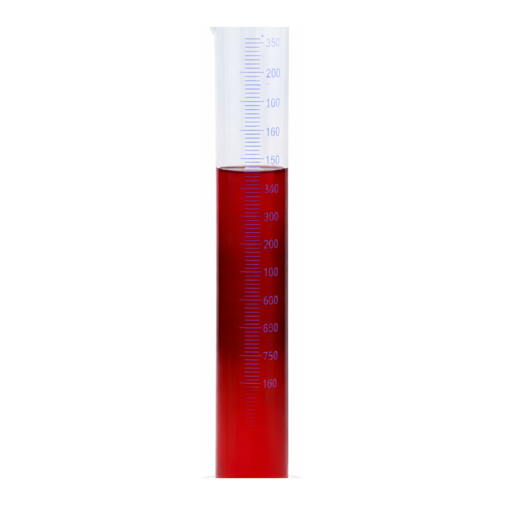 Merck BRAND graduated cylinder, PP, with blue printed scale or embossed scale