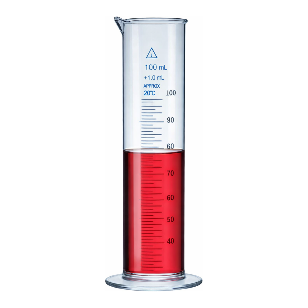 Merck BRAND graduated cylinder low form embossed scale