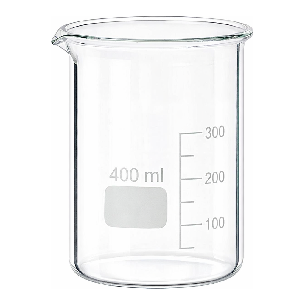 Merck BRAND glass beaker with spout, low form