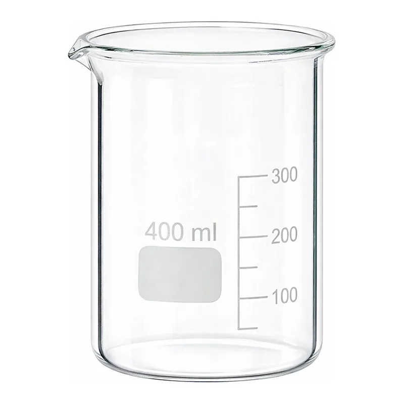Merck BRAND glass beaker with spout, low form