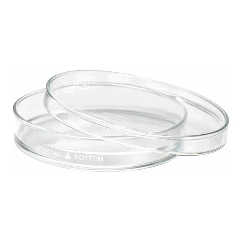 Merck Pyrex petri dishes